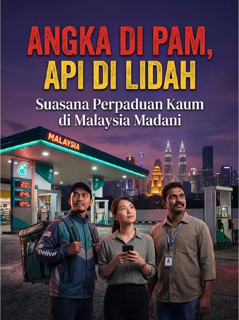 Kulit e-buku Angka di Pam, Api di Lidah