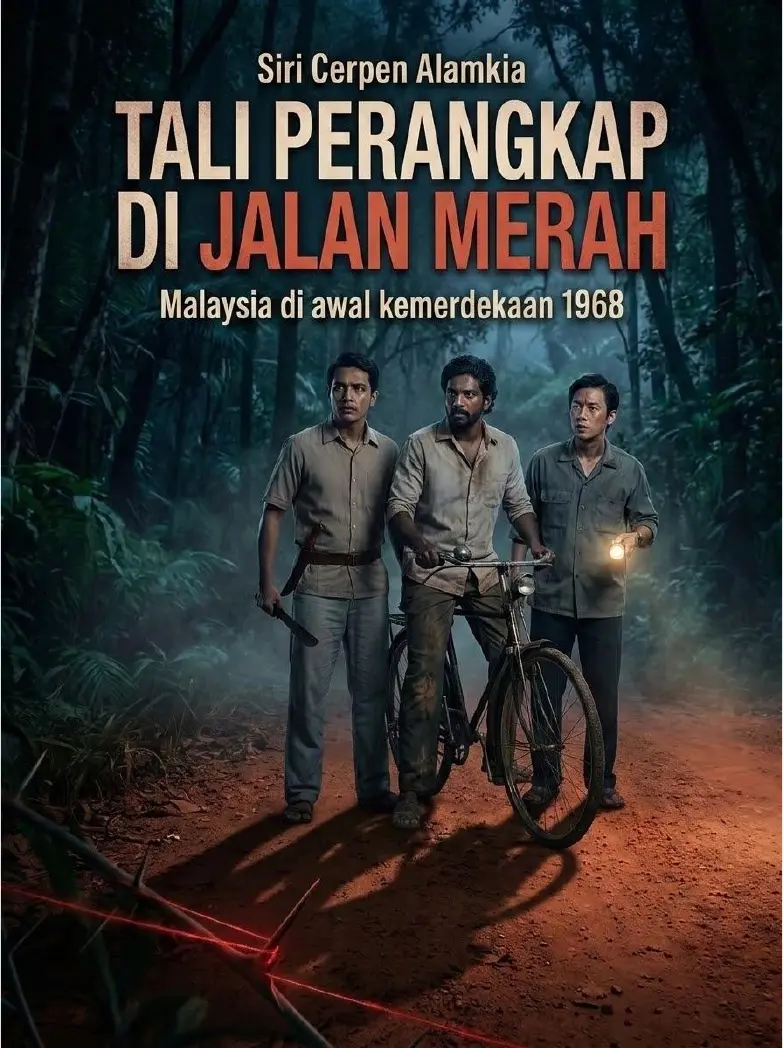 Kulit e-buku Tali Perangkap di Jalan Merah
